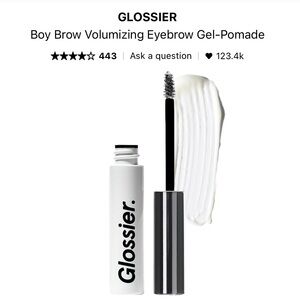 Glossier Boy Brow Volumizing Eyebrow Gel-Pomade in clear
